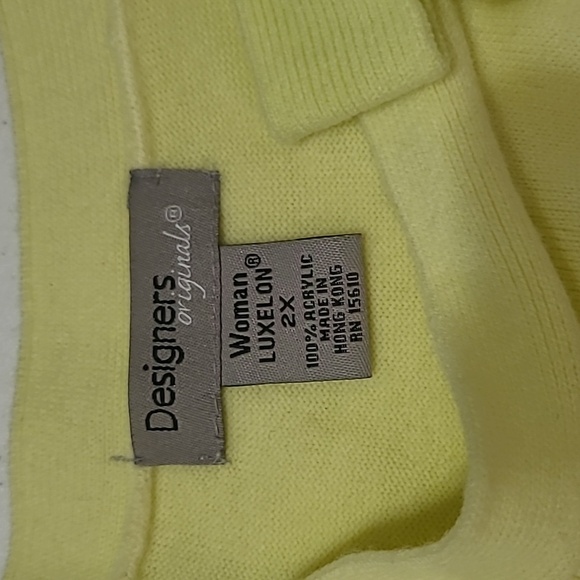 Designer Originals women's long-sleeved sweater size 2X - Picture 4 of 9